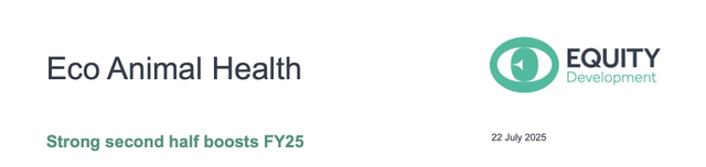 ECO Animal Health: Equity Development